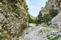 Imbros canyon in Crete, Greece Royalty Free Stock Photo