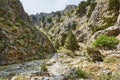 Imbros canyon in Crete, Greece Royalty Free Stock Photo