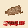 Imbros distressed map.