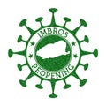 Imbros Reopening Stamp.