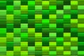 Green texture of bright squares Royalty Free Stock Photo