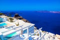 Imerovigli caldera view, Santorini, Greece Royalty Free Stock Photo