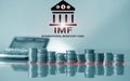 IMF. International Monetary Fund. Finance and banking concept Royalty Free Stock Photo