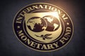 IMF International Monetary Fund symbol or sign Royalty Free Stock Photo