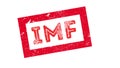 IMF rubber stamp Royalty Free Stock Photo