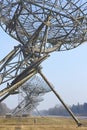 Synthesis Radio Telescopes in Westerbork Royalty Free Stock Photo