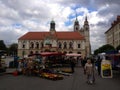 Famous historical square in Magdeburg, Germany
