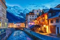 Famous Village Chamonix, Haute Savioe, Rhone Alps, France