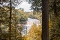 Discover Autumn Majesty - Tahquamenon Falls at Michigan State Park Royalty Free Stock Photo