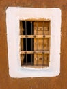 A Historic Window in Saudi Arabia's Historic Uyun Al Jiwa Heritage Village Royalty Free Stock Photo
