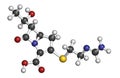 Imipenem antibiotic drug molecule. Belongs to carbapenem class.