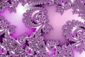 Fractal art, imitation brilliants, background for luxury fashion in light violet color