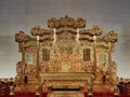 Golden Dragon Emperor Throne Classical Furniture Antique Chinese Treasure China Red Sandalwood Museum Hengqin Branch Zhuhai