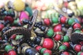 Imitation Jewellery - Colorful Beads Royalty Free Stock Photo