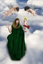 Immaculate Conception, Baby Jesus, Painting Royalty Free Stock Photo