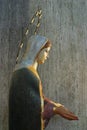 Immaculate Conception of the Virgin Mary, statue in the church of St. Anthony of Padua in Zagreb, Croatia Royalty Free Stock Photo