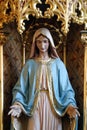 Immaculate Heart of Mary, the altar in the church of Saint Joseph in Slatina, Croatia Royalty Free Stock Photo