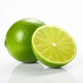 Immaculate Lime Slices: Bold Colorism And Monochromatic Harmony