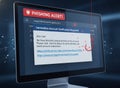 Immediate Account Verification Required Phishing Alert Royalty Free Stock Photo