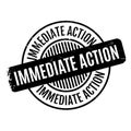 Immediate Action rubber stamp