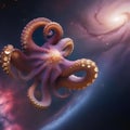 An immense cosmic octopus with arms as vast as spiral galaxies, reaching out across the cosmos3