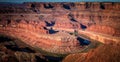 Immense desert landscape of canyons in Dead Horse Point State Park, Utah, United States of America