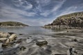 Immense water bay with rocky islands