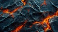 Immerse in the intense heat with a hot magma background, a fiery and dynamic visual. Ai Generated