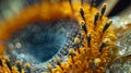 Immerse in a mesmerizing close-up of intricate patterns with vivid colors and enchanting bokeh