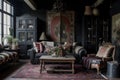 Vintage Americana Chic: Moody Hues of Nostalgic Elegance