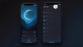 Nebula Nectar: Eclipse Dark Mode Enigma. AI generate