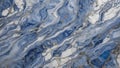 Azure Radiance: Blue Roma Marble Vibrant Texture. AI Generate Royalty Free Stock Photo