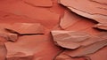 Warm Embrace: Red Sandstone Texture. AI generate