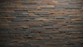 Weathered Elegance: Rustic Brown Slate. AI Generate