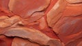 Warmth in Red: Sandstone Rustic Harmony. AI generate