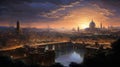 Epic Echoes: Mesmerizing Painting Captures the Essence of Ancient Rome