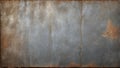 Weathered Steel Symphony: Worn Texture Background. AI generate Royalty Free Stock Photo