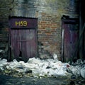 unique shots of old abandoned buildings and dilapidated objects shot on medium format film.