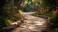 Textured Stone Path Background