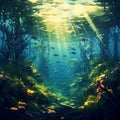 Astonishing wallpaper: Kelp Kingdom