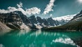 Emerald Waters of the Canadian Rockies Royalty Free Stock Photo