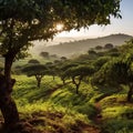 Majestic Arabica: A Verdant Symphony in Ethiopia\'s Coffee Highland