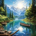 Lake Serenity Royalty Free Stock Photo