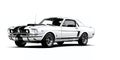 Timeless Lineart: Ford Mustang Shelby GT350 1965