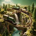 Railway Rhapsody: A Whimsical Journey through Time and Imagination