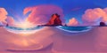 Azure Paradise: AI-Curated Tropical Seas and Sky Delight