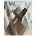 Nordic Fusion - Abstract Geometric Elements in Scandinavian Concept Poster