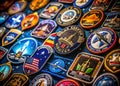 Astronaut Emblems Patches and Badges A Stunning Collection of SpaceThemed Designs for Missions Exploration and Royalty Free Stock Photo