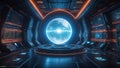 Futuristic Sojourn: DataEclipse Odyssey. AI generate