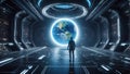 QuantumQuotient Vision: DataEclipse Odyssey. AI generate